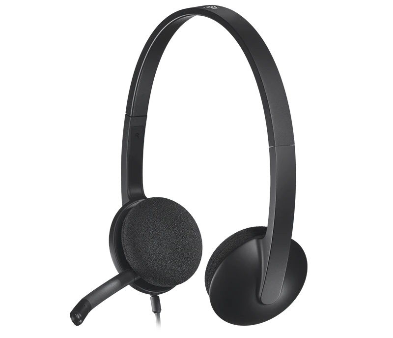 אוזניות Logitech USB Headset H340 With Microphone