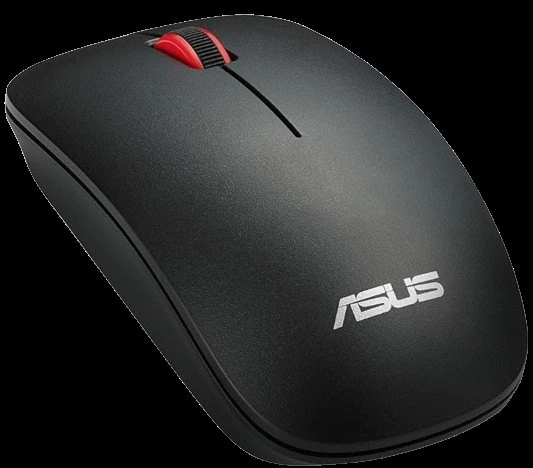 עכבר אלחוטי ארגונומי ASUS WT300 2.4GHZ Black-Red